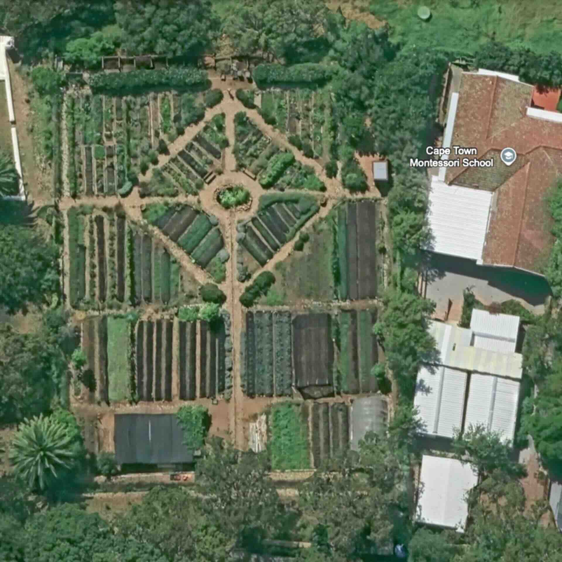Food Security Communications | Oranjezicht City Farm Aerial View seen from Google Earth